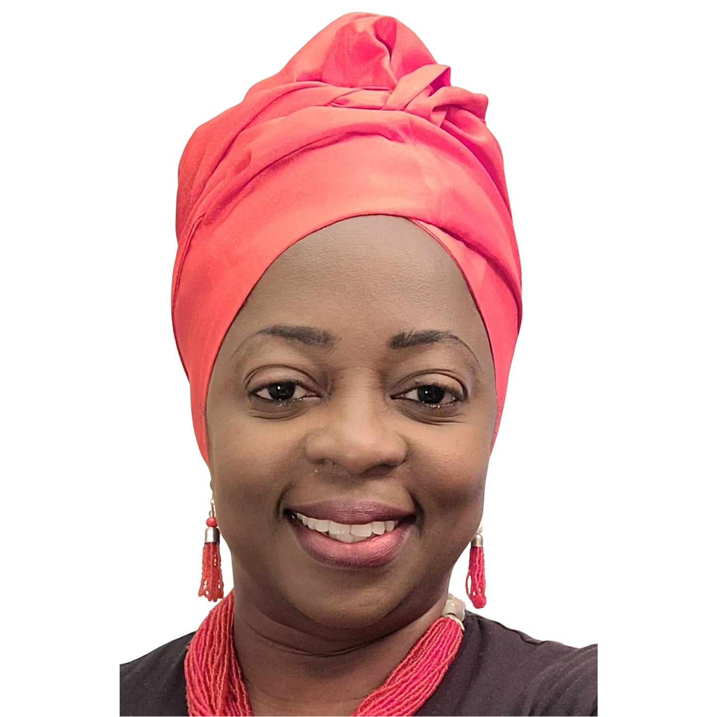 Emi No-Tie satin-lined two-piece Headwrap